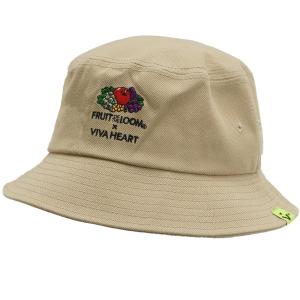 ビバハート VIVA HEART FRUIT OF THE LOOM コラボ バケットハット