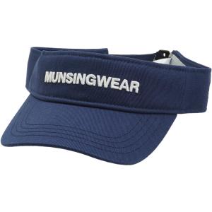 マンシングウェア Munsingwear ロゴデザインサンバイザー