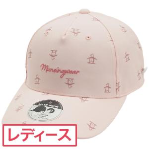 マンシングウェア Munsingwear イオニア マスクホック付きプリントキャップ