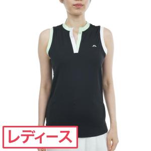 J.リンドバーグ J.LINDEBERG サイドスリットノースリーブシャツ レディス｜gdoshop