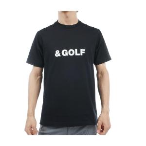 アンパスィ and per se & GOLF ネイチャーブリッド モックネック半袖Tシャツの商品画像