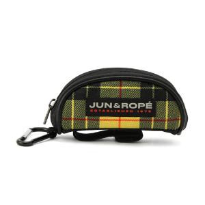 ジュン アンド ロペ JUN & ROPE プレイドモノグラムボールポーチ｜gdoshop