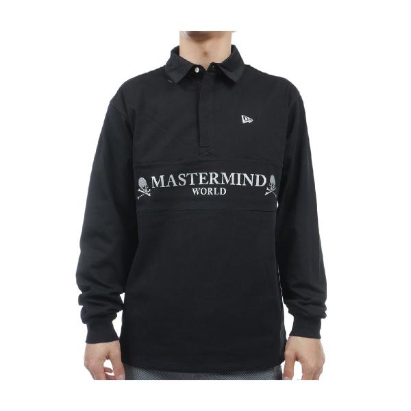 ニューエラ NEW ERA GOLF GOLF ラグビー長袖ポロシャツ MASTERMIND WOR...