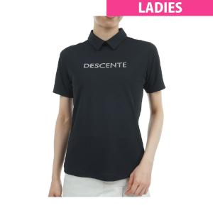 デサントゴルフ DESCENTE GOLF CRYSTAL COLLECTION ストレッチ 鹿の子半袖シャツ レディス｜gdoshop