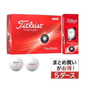 タイトリスト TRUFEEL TRUFEEL ボール 5ダースセット｜gdoshop