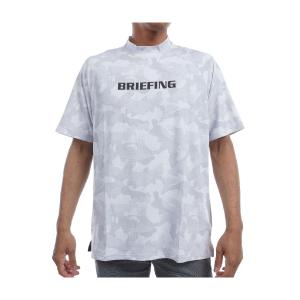 ブリーフィング BRIEFING CAMOUFLAGE リラックスフィット モックネック半袖シャツの商品画像