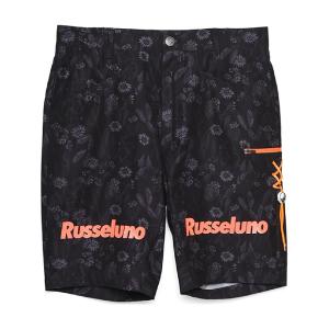 ラッセルノ Russeluno Golf ストレッチ MONOCHROME パターン ハーフパンツ