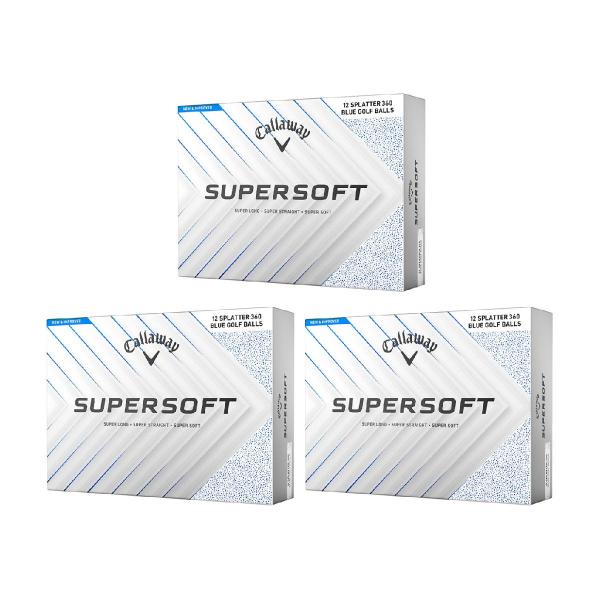 キャロウェイゴルフ SUPERSOFT スーパーソフト SPLATTER ボール 3ダースセット