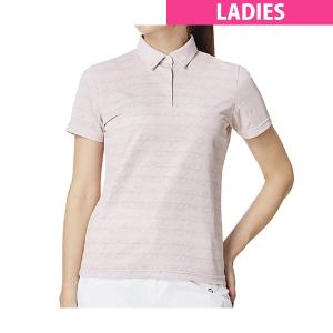 1PIU1UGUALE3 GOLF ×戸賀敬城 GRK062 ; 半袖ポロシャツ ロゴ