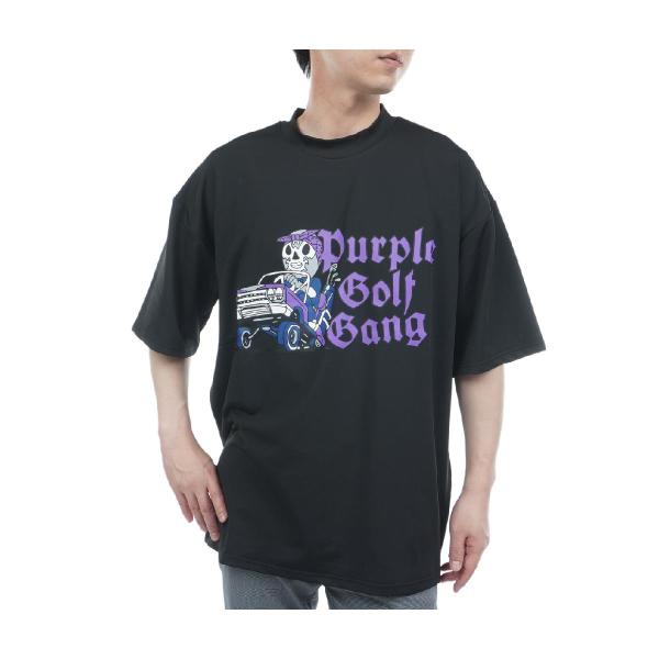 ラッセルノ Russeluno Golf PGG ルーズ モックネック半袖Tシャツ