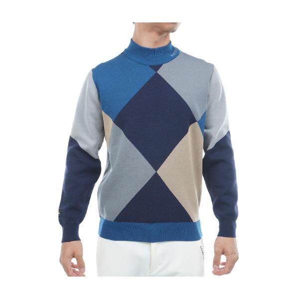 アドミラル Admiral アーガイル ハイネックセーター