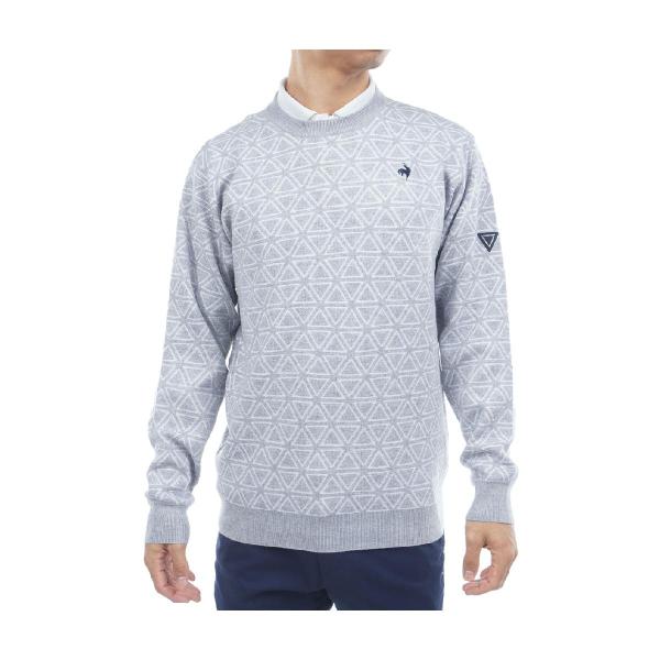 ルコックスポルティフ ゴルフ Le coq sportif GOLF トライアングル柄セーター