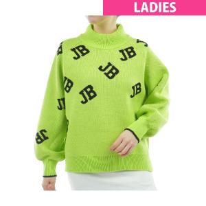 Jack Bunny!! スムースボーダーモックネック（GREEN／4） ジャックバニー KARUISHI モックネックカットソー 263-3266118