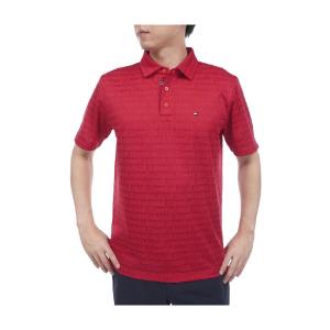 トミー ヒルフィガー ゴルフ TOMMY HILFIGER GOLF ロゴジャカード 台衿半袖ポロシャツ