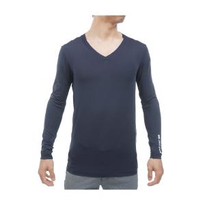 アンパスィ and per se ストレッチ COOL is COOL Vネック長袖インナーシャツ