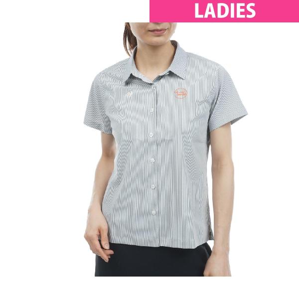 ルコックスポルティフ ゴルフ Le coq sportif GOLF ストレッチ フルボタン半袖シャ...