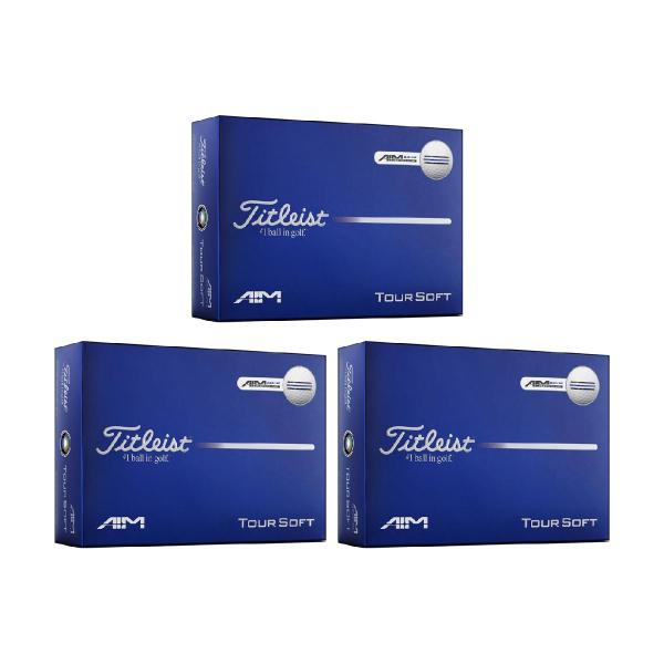 タイトリスト TOUR SOFT TOUR SOFT AIM BLUE ボール 3ダースセット