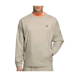 アディダス Adidas ストレッチ クルーネック バックグラフィック プルオーバー ジャケット｜GDOゴルフショップ Yahoo!店