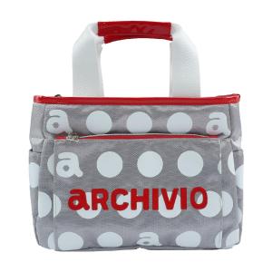 アルチビオ　水玉模様トートバッグとカートバックのセット archivio（アルチビオ） ゴルフ 「LADIES」aドット柄カートバッグ