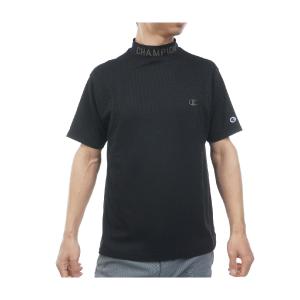 チャンピオンゴルフ Champion GOLF ライトドライワッフルプラス モックネック半袖シャツ
