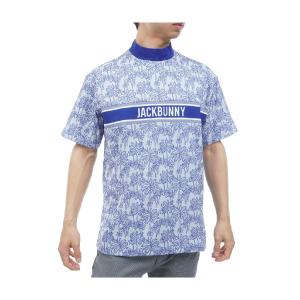 Jack Bunny!!（ジャックバニー） tシャツ ロゴジャガード半袖モック