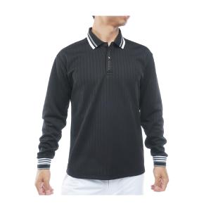トミー ヒルフィガー ゴルフ TOMMY HILFIGER GOLF 針抜きジャカード 長袖ポロシャツ