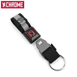 クローム ミニバックル キーチェーン AC103BKBK キーホルダー CHROME MINI BUCKLE KEY CHAIN BLACK CRMAC103BKBK｜geak