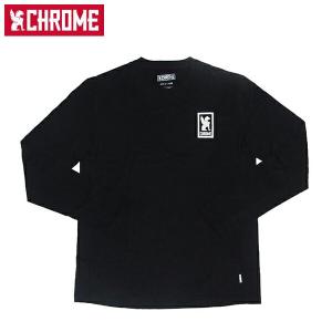 クローム プレミアム LS マスター ロック アップ ティー JP193BKWH メンズ 長袖Ｔシャツ CHROME PREMIUM LS MASTER LOCK UP TEE BLACK×WHITEORINT CRMJP193BKWH｜geak