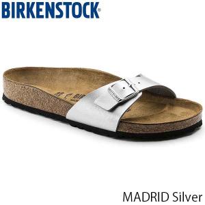 ビルケンシュトック サンダル レディース マドリッド MADRID スポーツサンダル コンフォート おしゃれ 幅狭 ナロー シルバー  BIRKENSTOCK GC040413 国内正規品