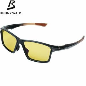 バニーウォーク BUNNY WALK 偏光サングラス BW-0252Y マットブラック/クリアブラウン(YELLOW/NIGHT GLASSES) 4カーブ ZEAL OPTICS GLE4580274171768｜geak