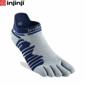 injinji インジンジ ウルトラ ラン ノーショウ コバルト 五本指ソックス 靴下 アウトドア ランニング 吸水速乾 401110 INJ401110COB｜geak