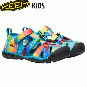 キーン サンダル キッズ シーキャンプ ツー シーエヌエックス KEEN YOUTH SEACAMP II CNX VIVIDBLUE×ORIGINALTIEDYE KEE1025152｜geak