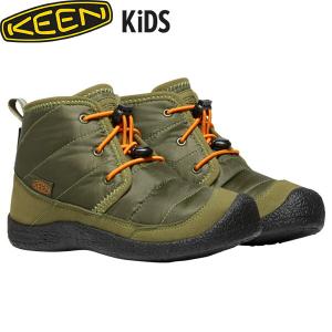 キーン キッズ ハウザー ツー チャッカ ウォータープルーフ KEEN YOUTH HOWSER II CHUKKA WP CAPULETOLIVE×RUSSETORANGE KEE1025514｜geak