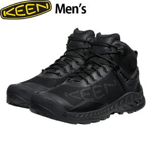 キーン アウトドアシューズ メンズ ネクシス エヴォ ミッド ウォータープルーフ KEEN MEN NXIS EVO MID WP TRIPLEBLACK KEE1027191｜geak