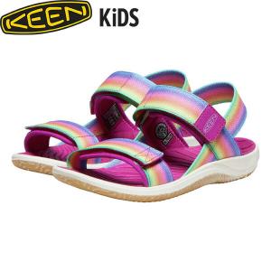 キーン サンダル キッズ エル バックストラップ KEEN YOUTH ELLE BACKSTRAP RAINBOW×FESTIVALFUCHSIA KEE1027308｜geak