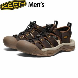 キーン KEEN メンズ 靴 ニューポート エイチツー サンダル NEWPORT H2 Men Java/Golden Yellow 速乾 軽量 抗菌防臭 KEE1028514｜geak