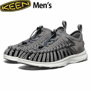 キーン KEEN メンズ 靴 ユニーク オースリー スニーカー サンダル UNEEK O3 Men Steel Grey/Star White 抗菌防臭 KEE1028675｜geak