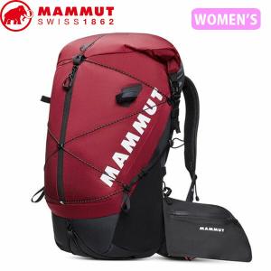 マムート MAMMUT レディース リュック バックパック Ducan Spine 28-35L Women blood red-black ハイキング トレッキング アウトドア MAM2530003603734｜geak