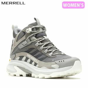 メレル MERRELL レディース 登山靴 ハイキングシューズ トレッキングシューズ モアブ スピード 2 ミッド ゴアテックス チャコール 透湿防水 トレラン MERJ037828｜geak
