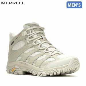 メレル MERRELL メンズ 登山靴 ハイキングシューズ トレッキングシューズ モアブ 3 シンセティック ミッド ゴアテックス バーチ/バーチ 透湿防水 MERJ500435｜geak