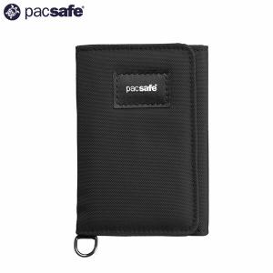 パックセーフ PacSafe 3つ折り財布 RFID トライフォールドウォレット ブラック 盗難防止 防犯 PAC12970305001000｜geak