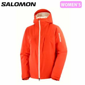 サロモン SALOMON レディース ジャケット パーカー HIGHLAND JACKET W FIERY RED/防水 防風 スキー スノーボード SALLC2141400の商品画像