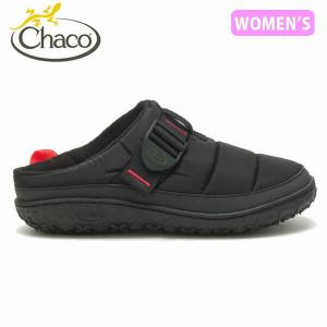 Chaco チャコ スリッポン レディース ランブル パフ クロッグ ブラック（JCH109308） Ws RAMBLE PUFF CLOG 防寒シューズ 冬 軽量   CHA12365295308 国内正規品｜geak