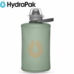 ハイドラパック Hydrapak ストウボトル 350mL スートログリーン ハイドレーション コンパクト ポータブル 水筒 キャンプ アウトドア Z-HYDGS340SD｜geak