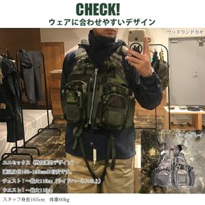 フィッシングベスト フローティングベスト ショ...の詳細画像3