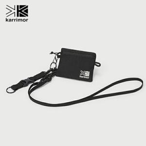 カリマー ストラップ付きウォレット財布 ストラップウォレット karrimor 501137-9000 strapwallet Black KAR5011379000｜geak