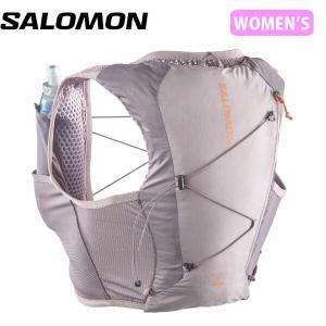 サロモン SALOMON ACTIVE SKIN 4 Women SET QUAIL/MOONSCAPE/SUN BAKED 16-1345 TCX レディース ランニングベスト（フラスク付） LC2178900 SALLC2178900｜geak