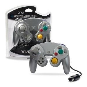 Cirka Wii GAMECUBE COMPATIBLE コントローラー 海外版 シルバー