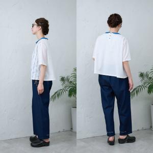 すいすい刺繍ブラウス emago ナチュラル ...の詳細画像2