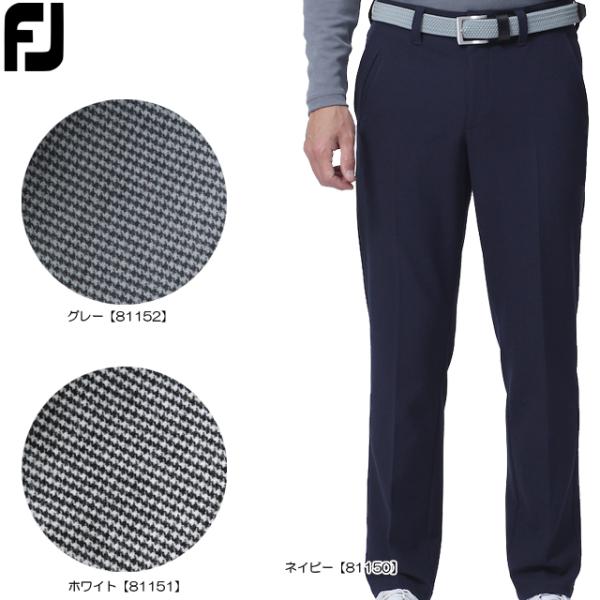 【50%OFF半額】【送料無料】 FOOTJOY ハウンドトゥース起毛 マルチポケット パンツ FJ...